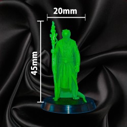 Homme-Lézard Sorcier Mage #3 32 mm | GG 3D Print N Design