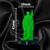 Homme-Lézard Sorcier Mage #3 32 mm | GG 3D Print N Design