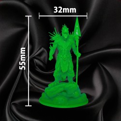 Homme-Lézard Générale Chef #1 32 mm | GG 3D Print N Design