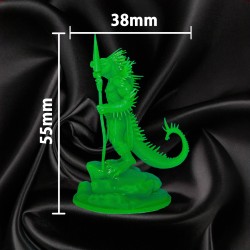 Homme-Lézard Générale / Chef 1 | Figurine 32 mm | Couleur Disponible : 🟢