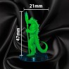 Homme-Lézard Mutant – Sorcier / Mage 1 | Figurine 32 mm - Mage Corrompu | Couleurs Disponible : 🟢