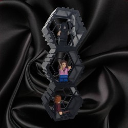 Ruche de Rangement Modulaire pour Minifigurines LEGO (x3) | Couleurs Disponibles :🟡 | 🔵 | ⚫ | ⚪ | 🔘