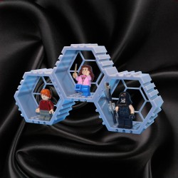 Ruche de Rangement Modulaire pour Minifigurines LEGO (x3) | Couleurs Disponibles :🟡 | 🔵 | ⚫ | ⚪ | 🔘