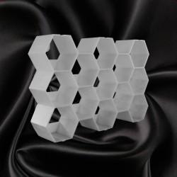 Organisateur de Peinture Modulaire Hexagonal (13 Emplacements) Pots Citadel | Couleurs Disponible : 🔵 | ⚪ |