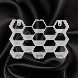 Organisateur de Peinture Modulaire Hexagonal (13 Emplacements) Pots Citadel | Couleurs Disponible : 🔵 | ⚪ |