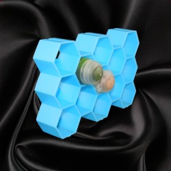 Organisateur de Peinture Modulaire Hexagonal (13 Emplacements) Pots Citadel | Couleurs Disponible : 🔵 | ⚪ |