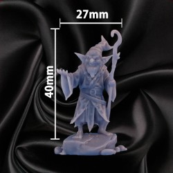 Homme-Lézard Mutant – Sorcier / Mage 1 | Figurine 32 mm - Mage Corrompu | Couleurs Disponible : 🟢