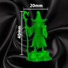 Homme-Lézard Mutant – Sorcier / Mage 1 | Figurine 32 mm - Mage Corrompu | Couleurs Disponible : 🟢