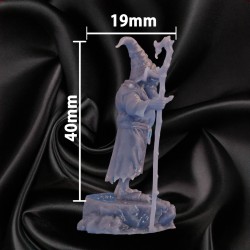 Homme-Lézard Mutant – Sorcier / Mage 1 | Figurine 32 mm - Mage Corrompu | Couleurs Disponible : 🟢