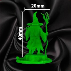 Homme-Lézard Mutant – Sorcier / Mage 1 | Figurine 32 mm - Mage Corrompu | Couleurs Disponible : 🟢