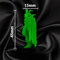 Homme-Lézard Mutant – Sorcier / Mage 1 | Figurine 32 mm - Mage Corrompu | Couleurs Disponible : 🟢