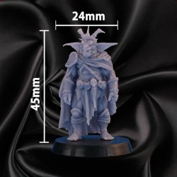 Homme-Lézard Mutant – Sorcier / Mage 1 | Figurine 32 mm - Mage Corrompu | Couleurs Disponible : 🟢