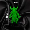 Homme-Lézard Mutant – Sorcier / Mage 1 | Figurine 32 mm - Mage Corrompu | Couleurs Disponible : 🟢