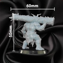 Barkbreaker WoodLog Barbarian Boss 40 mm | GG 3D Print N Design