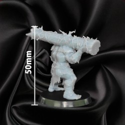 Barkbreaker WoodLog Barbarian Boss 40 mm | GG 3D Print N Design