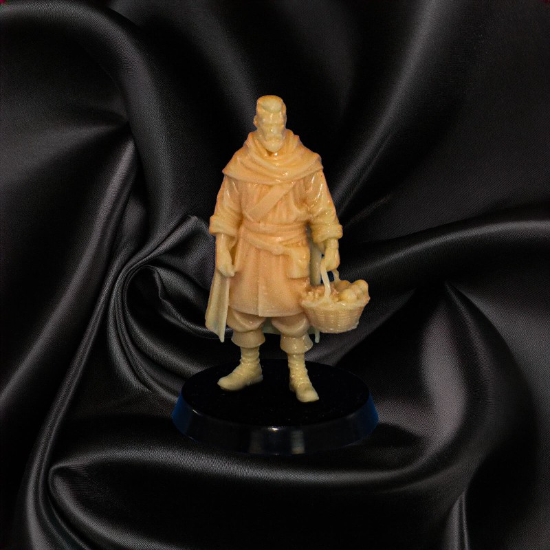 Fermier PNJ Villageois 25 mm | GG 3D Print N Design