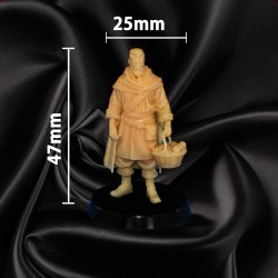 Fermier PNJ Villageois 25 mm | GG 3D Print N Design
