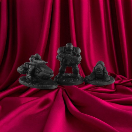 Pièces de Conquête Futuristes 60 pièces | GG 3D Print N Design