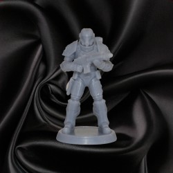 Soldat Futuriste 1 — Figurine Science-Fiction 32 mm | Couleur Disponible :  🔘 |