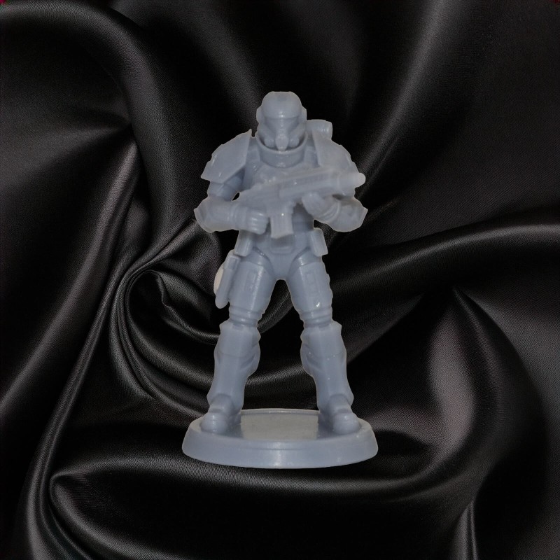 Soldat Futuriste 1 — Figurine Science-Fiction 32 mm | Couleur Disponible :  🔘 |