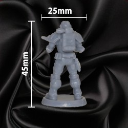 Soldat Futuriste 1 — Figurine Science-Fiction 32 mm | Couleur Disponible :  🔘 |