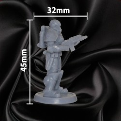 Soldat Futuriste #1 32 mm | GG 3D Print N Design