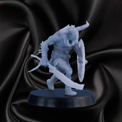 Goblin Guard Guerrier Défensif 32 mm | GG 3D Print N Design