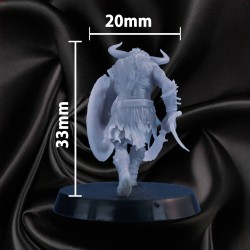 Goblin Garde – Guerrier Défensif | Figurine RPG 32mm | Couleur Disponible : 🔘 |