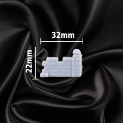 Mur Brisé – Lot de 9 Pièces | Décor Fantasy | Couleurs Disponible : ⚫ | 🔘