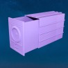 Boîte de rangement pour cartes à collectionner | Couleur Disponible : ⚪ | 🟣 | 🔵 | 🟡