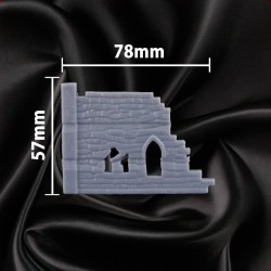 Mur Brisé – Lot de 9 Pièces | Décor Fantasy | Couleurs Disponible : ⚫ | 🔘
