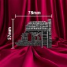 Mur Brisé – Lot de 9 Pièces | Décor Fantasy | Couleurs Disponible : ⚫ | 🔘