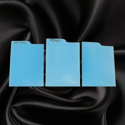 - Lot de 5 - Séparateur de Cartes à Collectionner personnalisable  | Couleur Disponible : 🔵