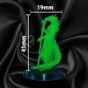 Homme-Lézard Mutant – Sorcier / Mage 1 | Figurine 32 mm - Mage Corrompu | Couleurs Disponible : 🟢