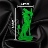 Homme-Lézard Mutant Sorcier Mage #2 32 mm | GG 3D Print N Design